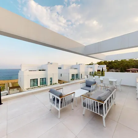 Villa Side Sea-View Beach Villa Erato At Periyiali Konnos Resort *